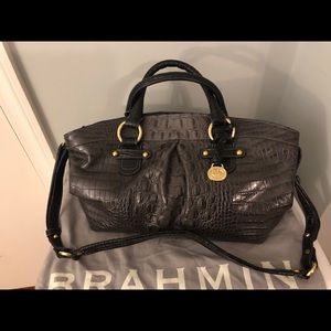 Brahmin leather handbag, 15x9x7